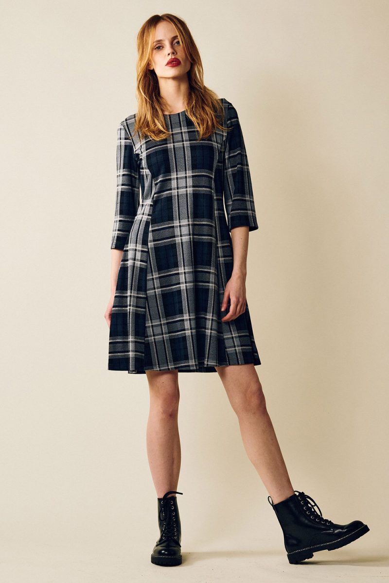 MAEVE Klänning i viskos, Grey