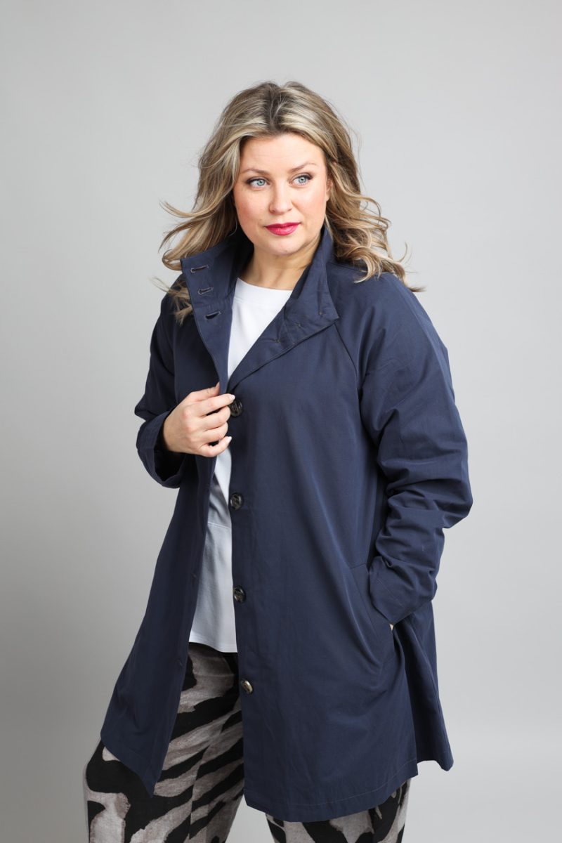 MaTERESA Kappa i bomullsmix, Navy