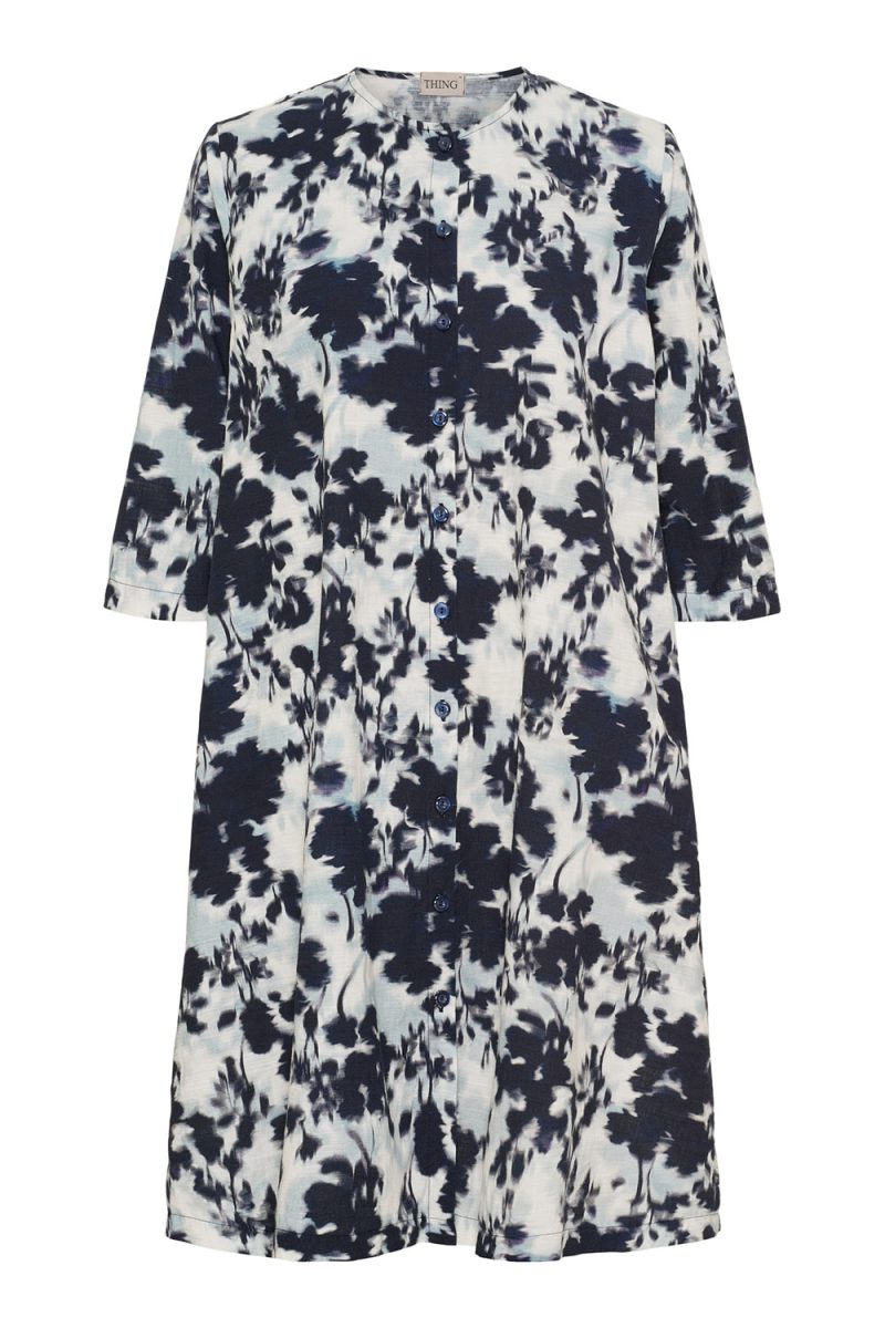 Jacka i bomull/lin, Navy