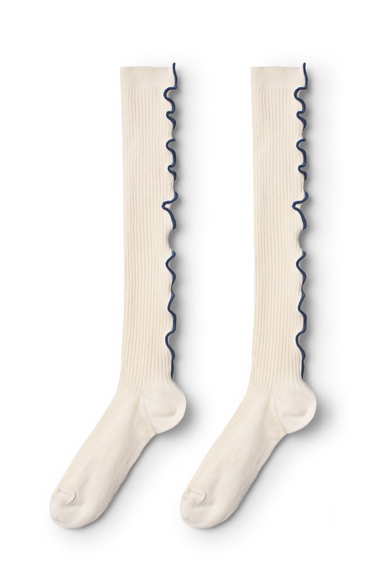 BLANKA Strumpor i bomull, Blue