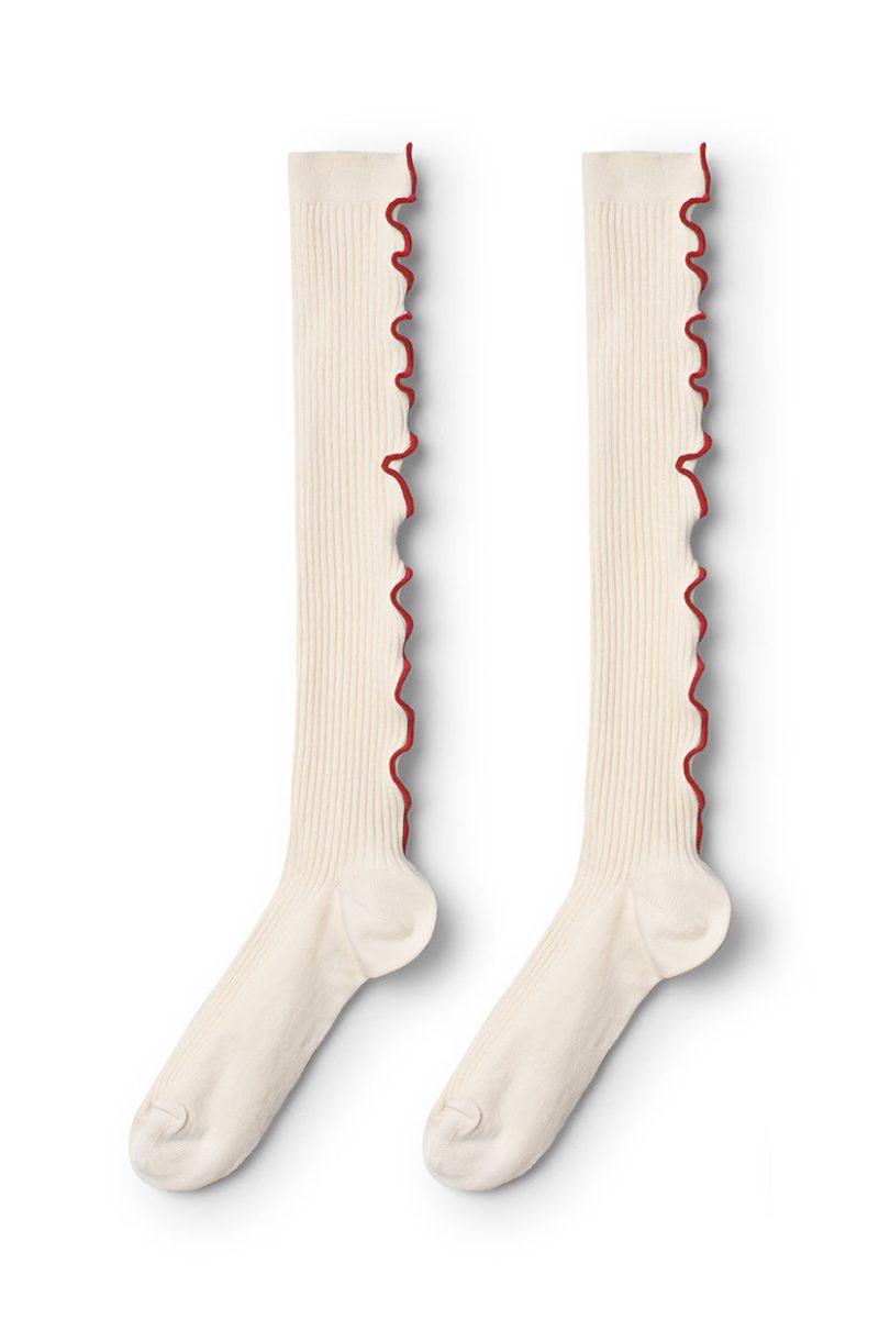 BLANKA Strumpor i bomull, Red