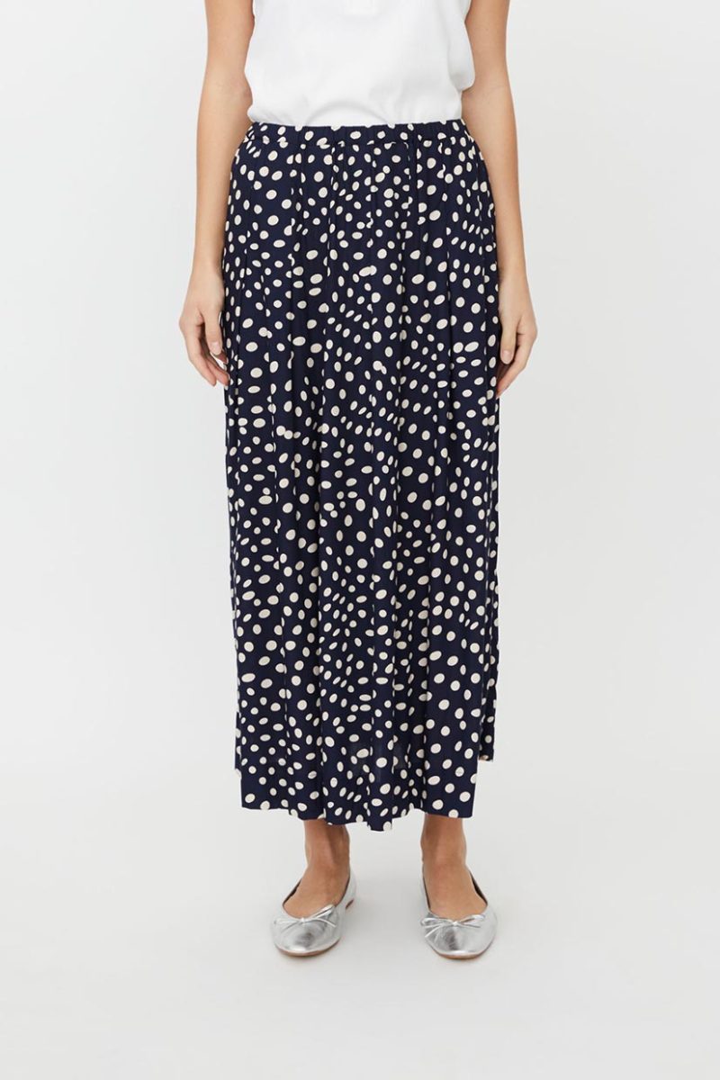 MaSIFFAN Kjol i viskos, Navy Blazer