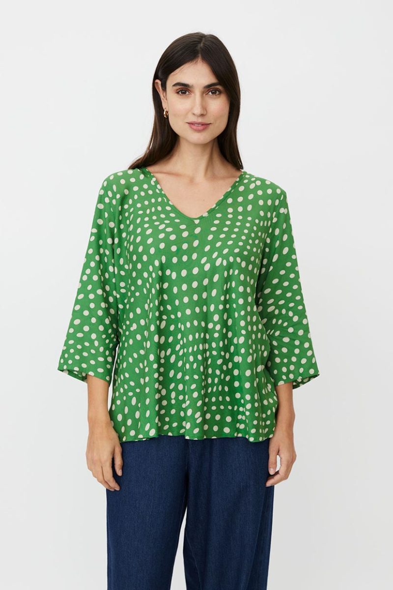 MaKATACIA Topp i viskos, Mint Green