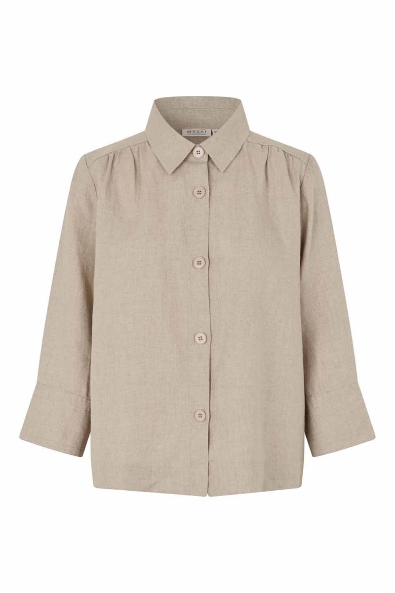 MaIDAKAI Skjorta i lin, Natural