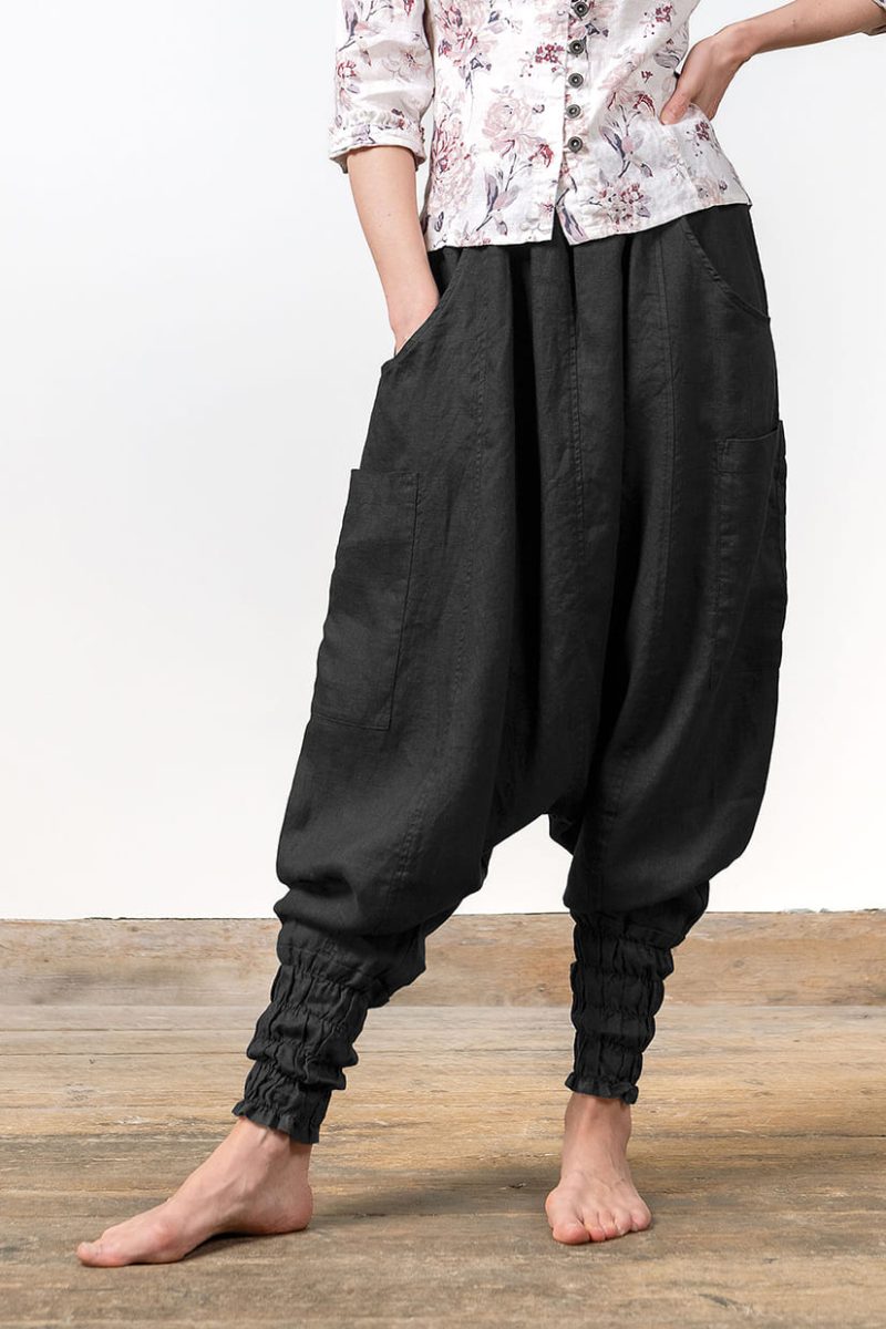 BULTAS Harembyxor i lin, Black