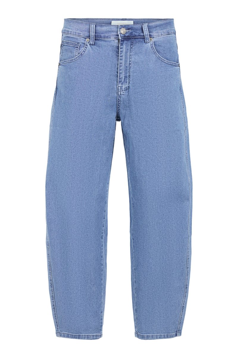 Byxor i bomullsdenim, Pale Blue