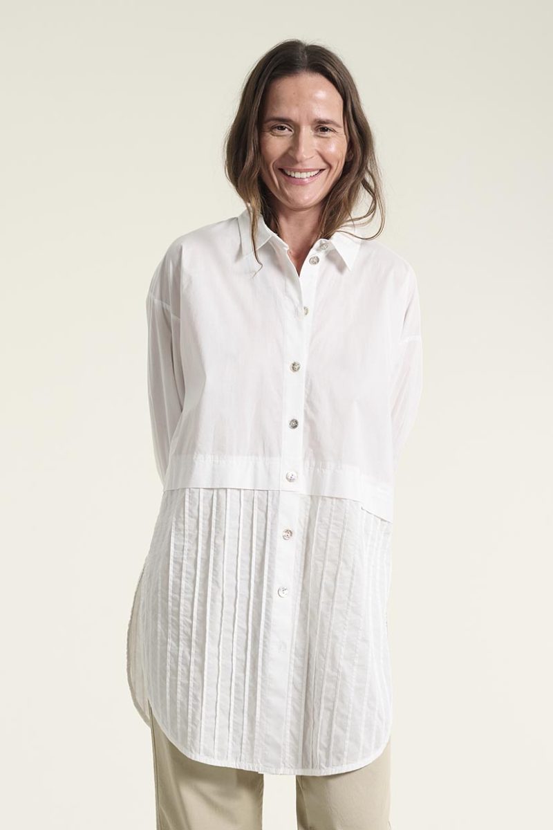 CORE COTTON Skjorta i bomull, White