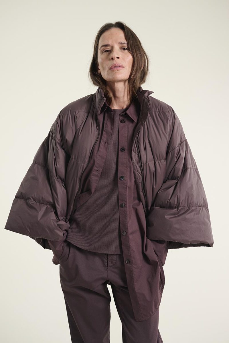 FEATHER DOWN Dunjacka/kofta, Raisin