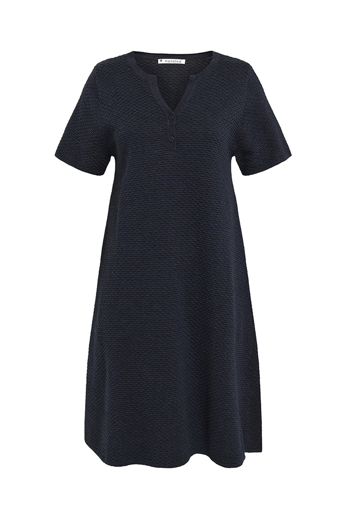 LUCA Klänning i bomull, Navy