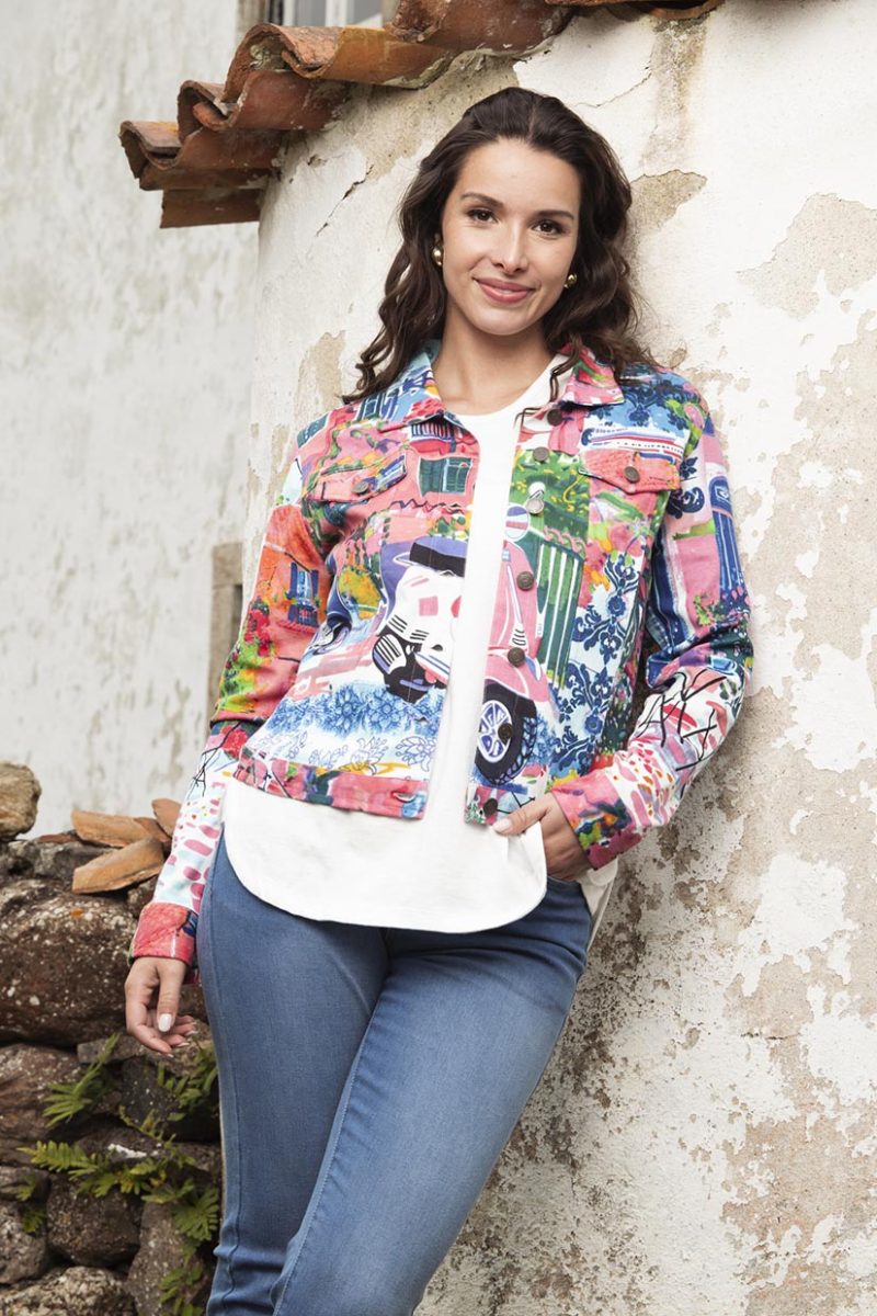 PONTE Jacka i bomull, Scooter