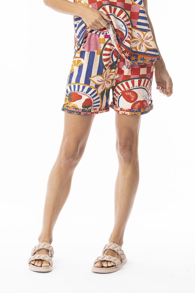 Shorts i bomullsmix, Marcella