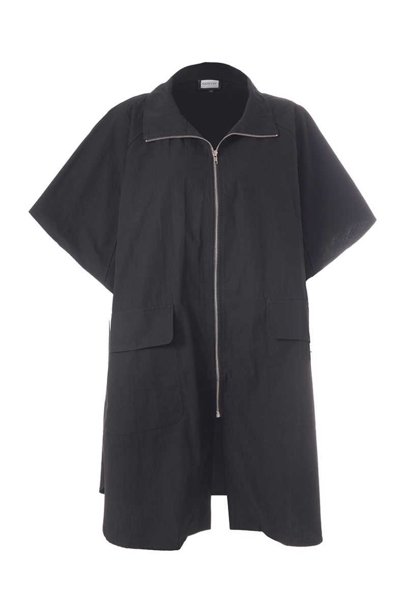 gTHIT Väst i bomullspoplin, Black