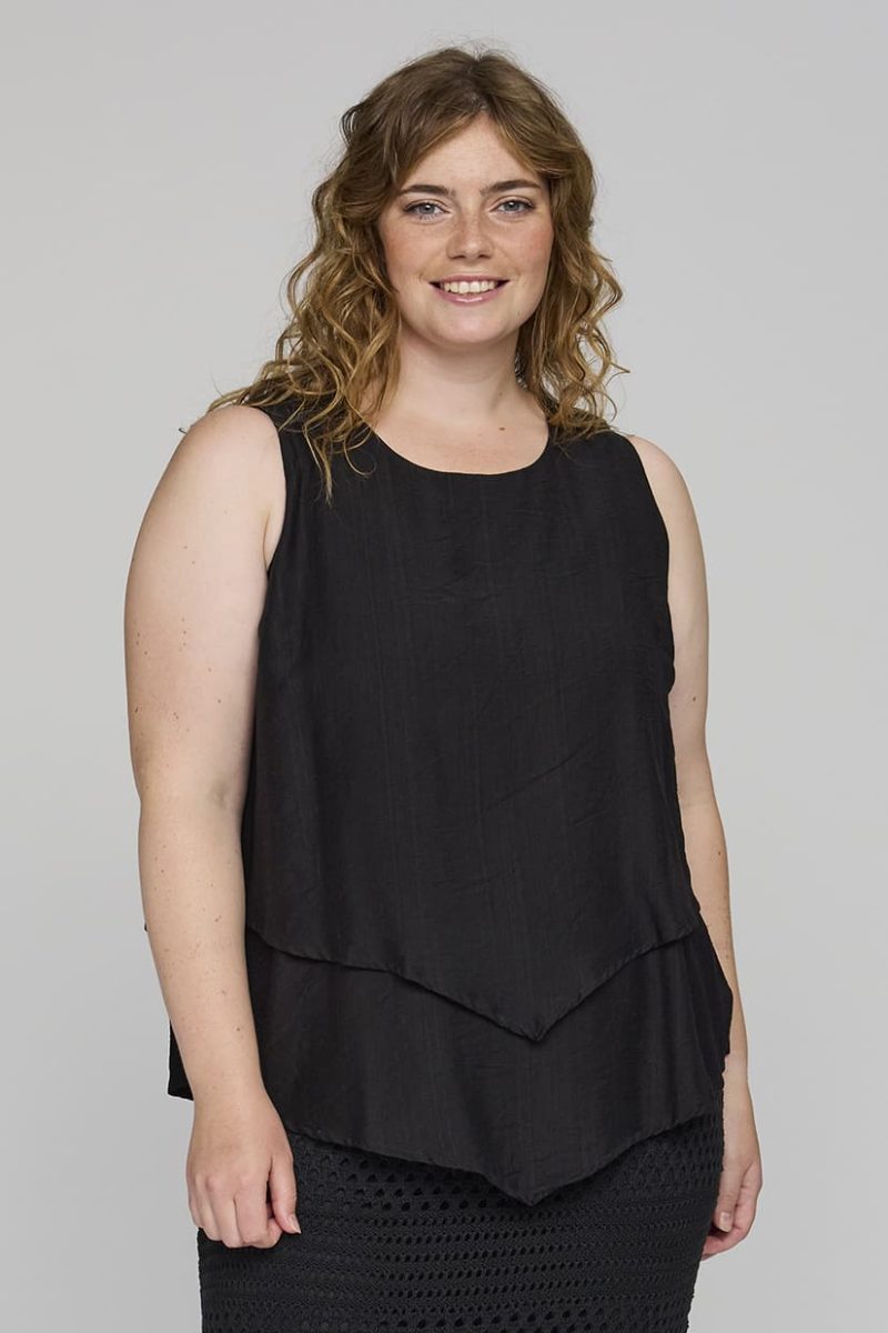 sAUBREY Topp i viskos, Black