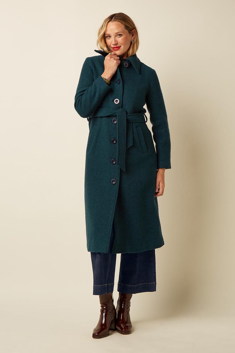 ARABELLA KENNEDY Kappa i 100% ull, Urban Green