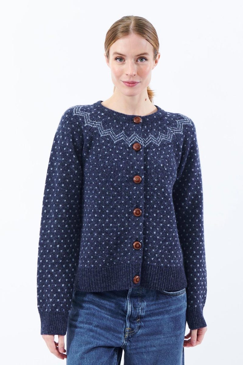 GULLVOR Kofta i ull, Blue