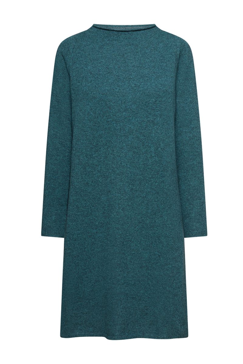 HAIN Klänning i yak/merino/bomull, Emerald