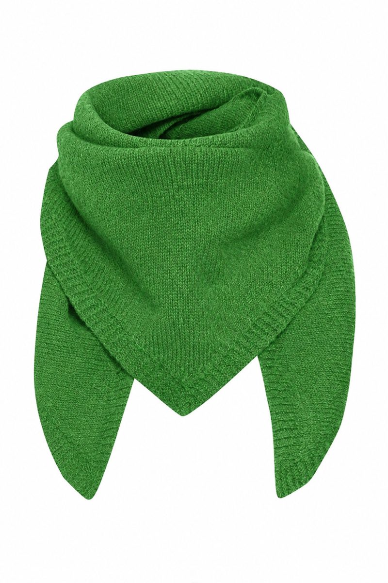MILA Sjal i merinoull, Green