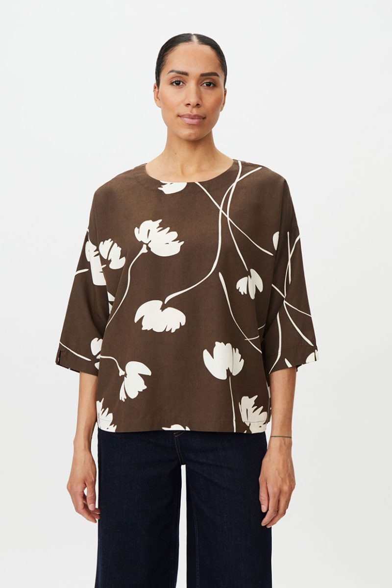 MaBECCA Topp i lyocell, Slate Black