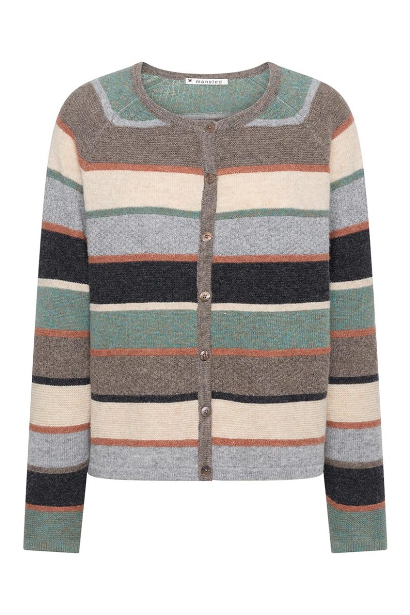 AMINA Kofta i merinoull, Grey