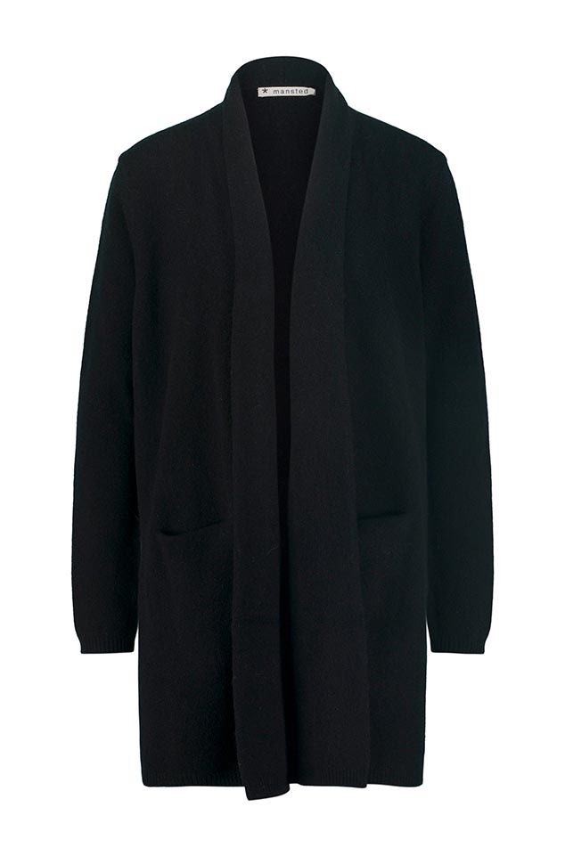 MITTY Kofta i merinoull, Black