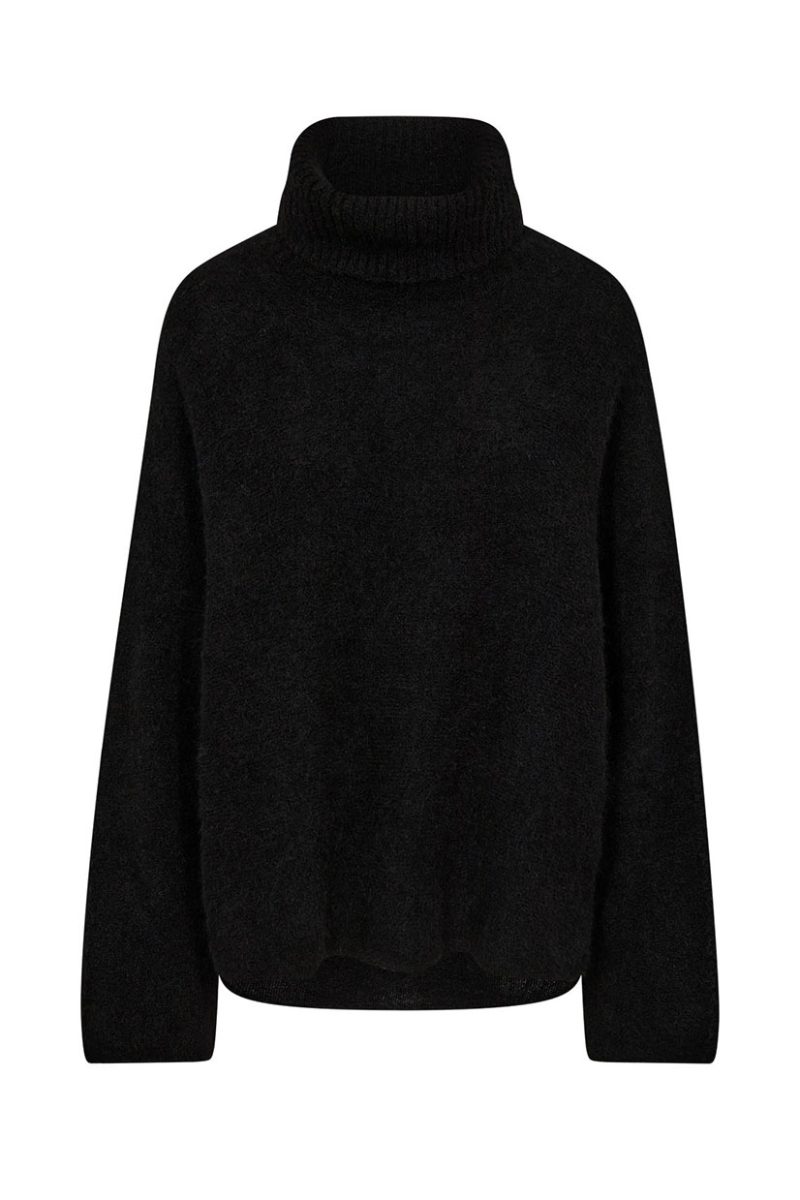 NoomiGO Polotröja i alpacka/ull, Black