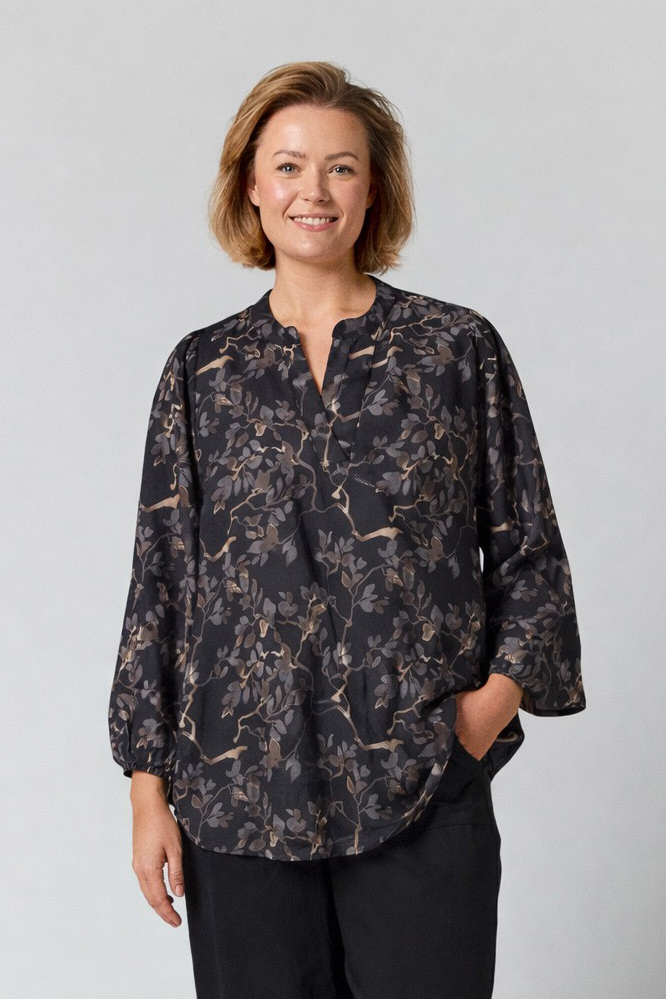 gVILDE Blus i viskos, Black