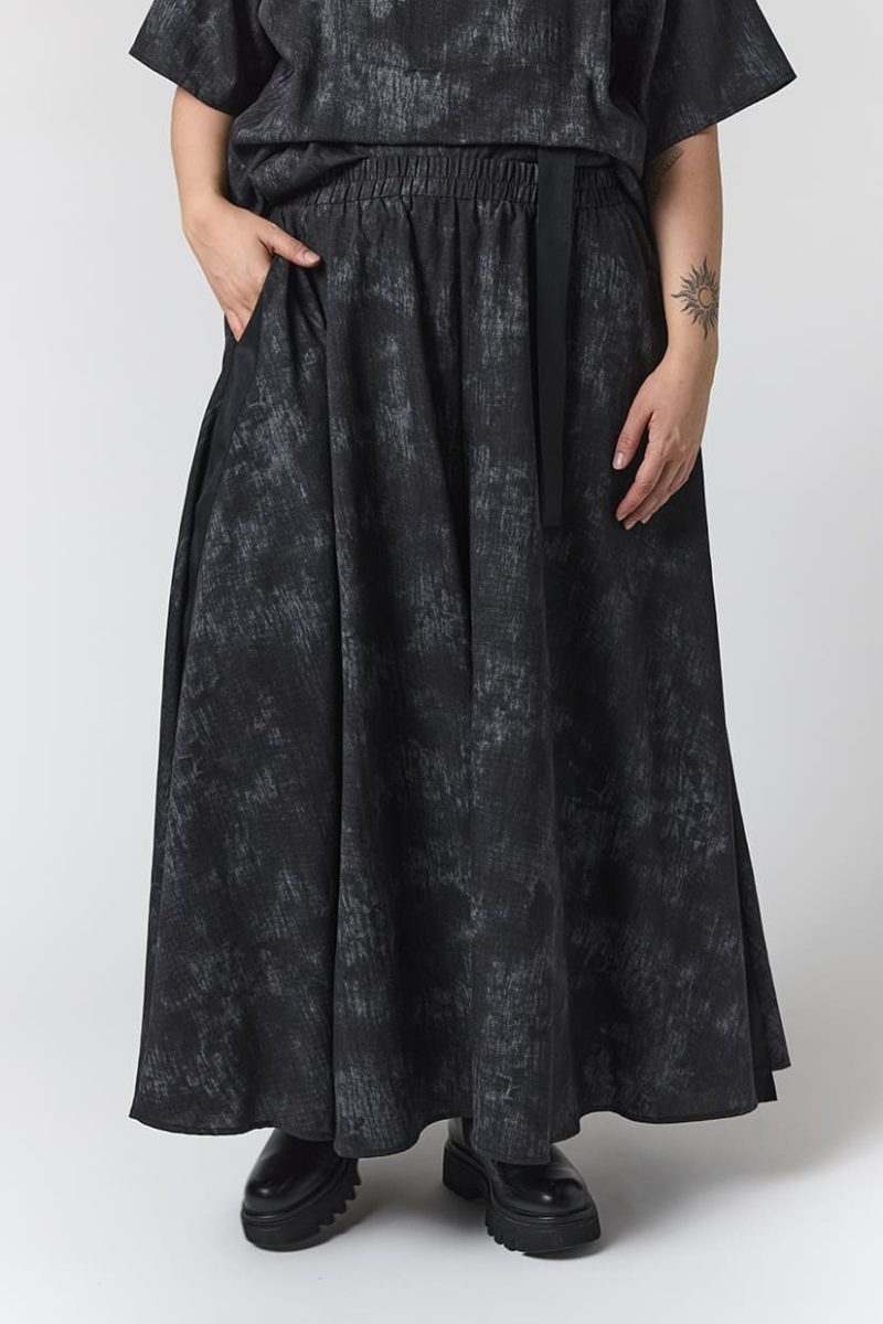 gMARISOL Byxkjol i viskosmix, Black