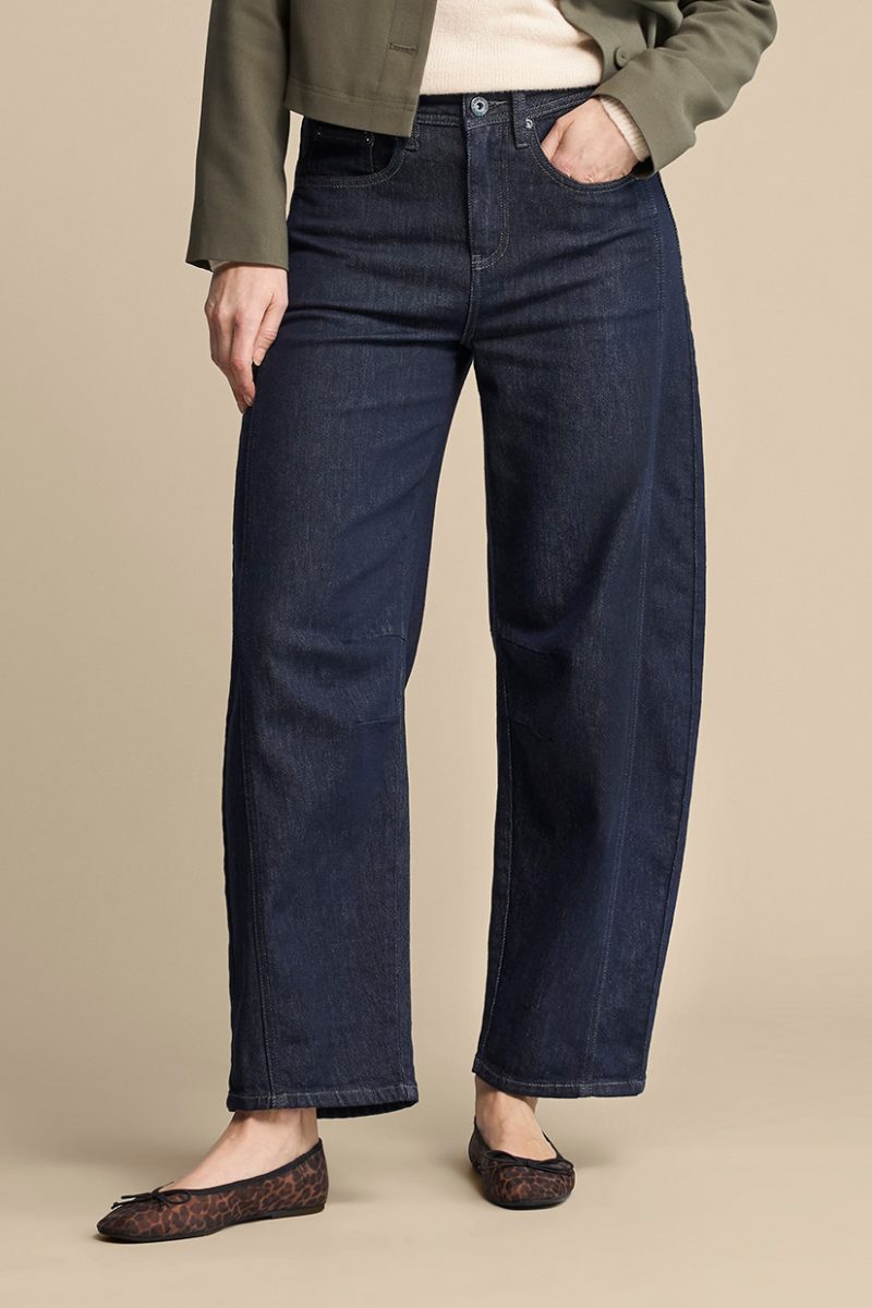 CAYLA Byxor i bomullsdenim, Darkblue