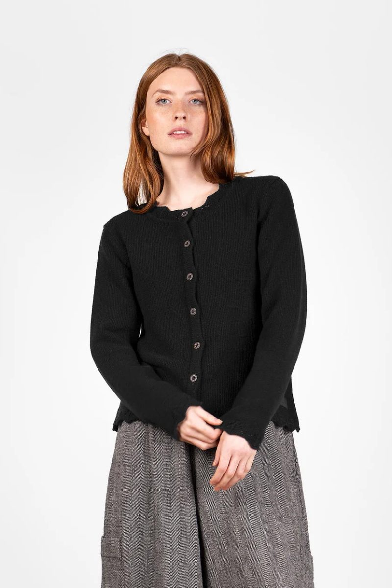 SAMBA Kofta i merinoull, Black
