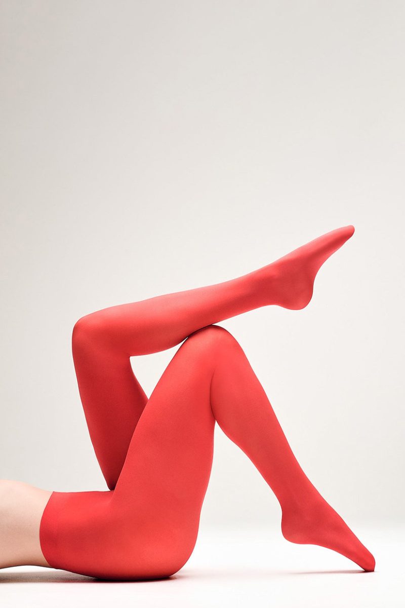 INGRID Strumpbyxa i 60 denier, High risk red