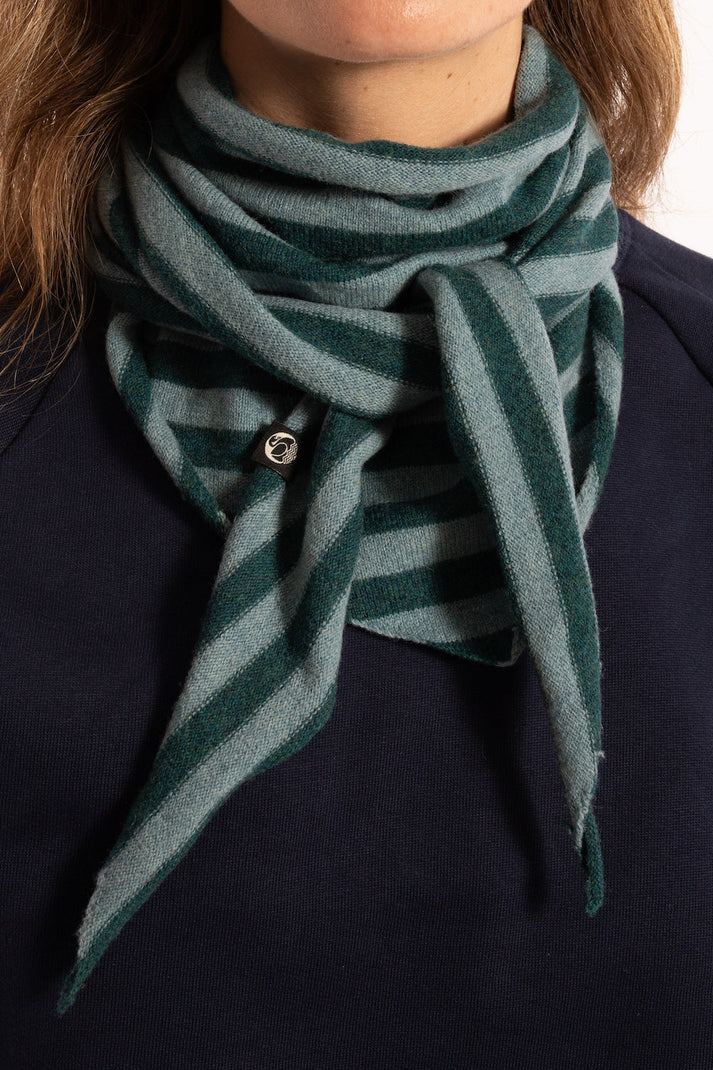 DANECHIC Sjal i merinoull, Dk Slate/Blue Grey